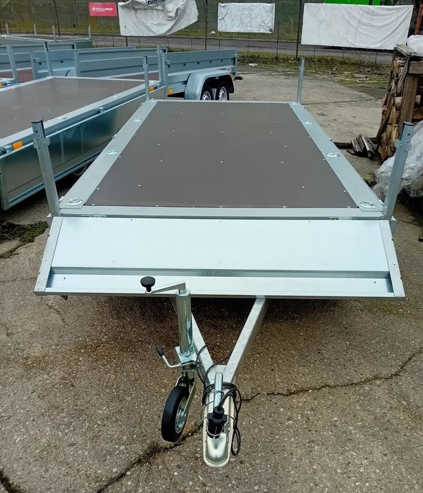 Neptun 302/2 Nordica  Przyczepka samochodowa.Koła pod skrzynią.Platforma.DOSTAWA.Brzeg