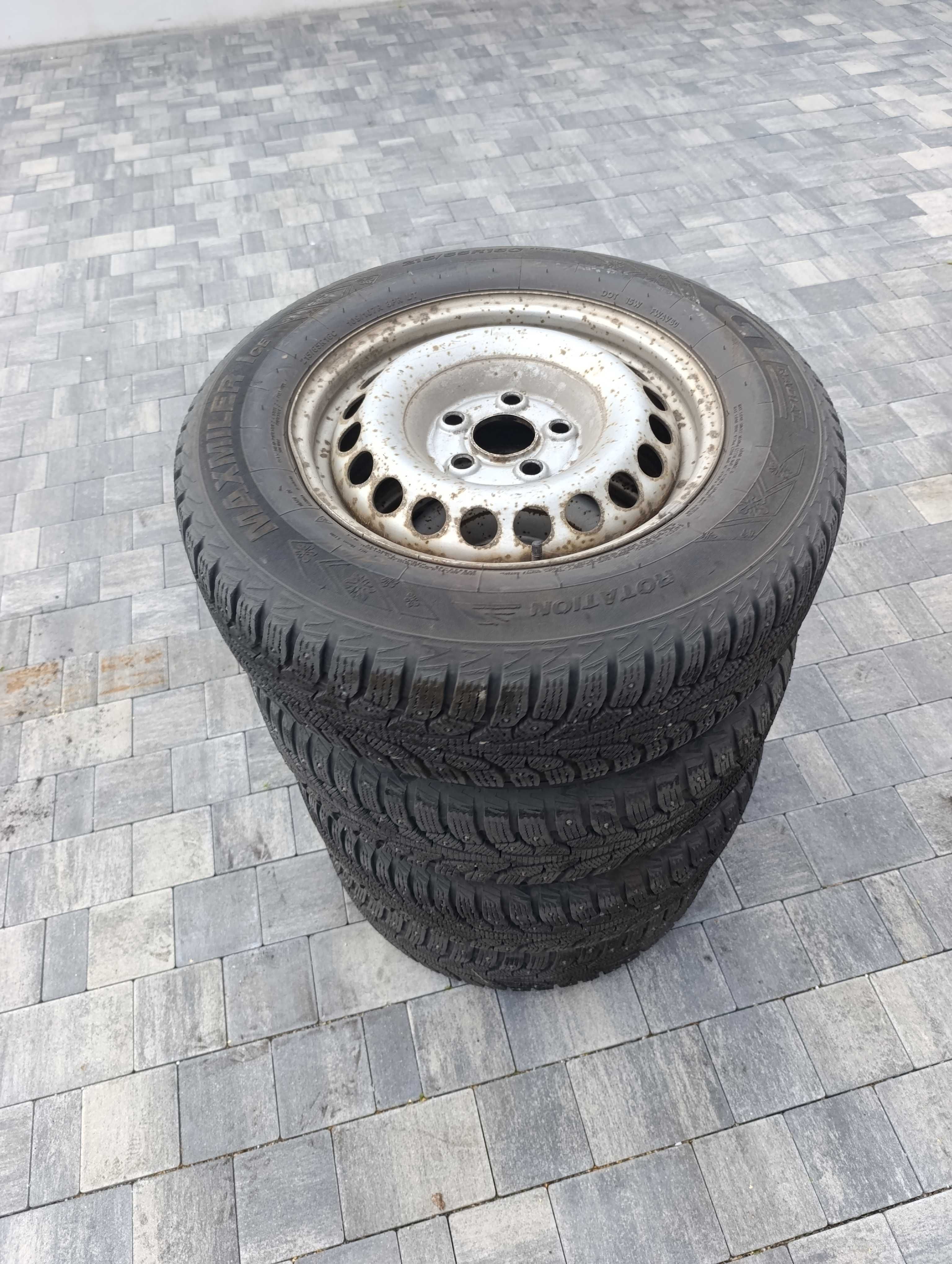 Koła zimowe VW T5 T5 lift 5x120 opony 215/65/16C 2024 r.