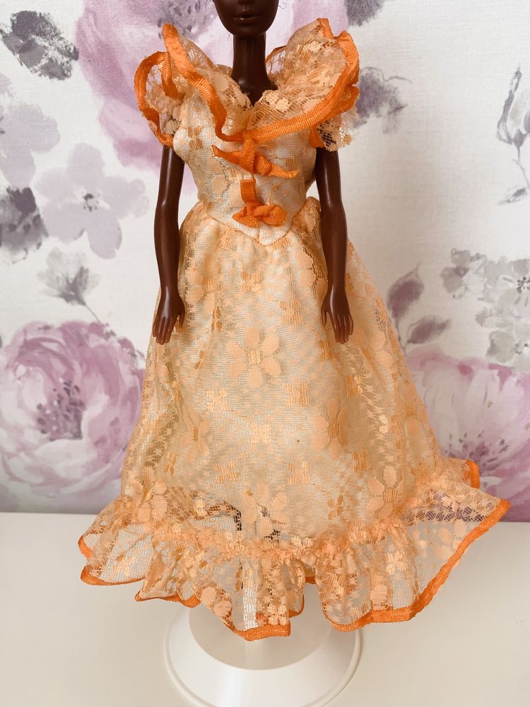 Suknia dla lalki Petra Festival doll by Plasty 5792, vintage