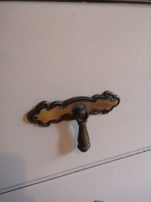 Cómoda de Madeira Laçada a Branco