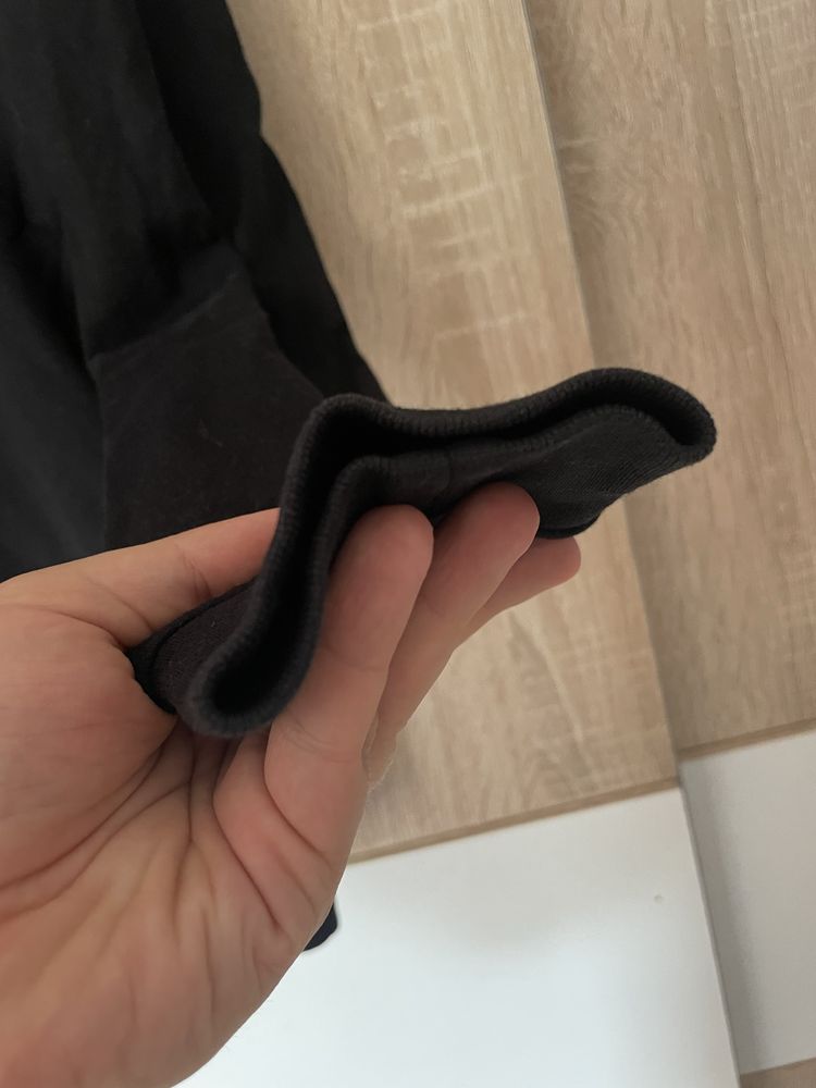 Bluza Hugo L czarna boss Hugo Boss sweter elegancki bawełniany