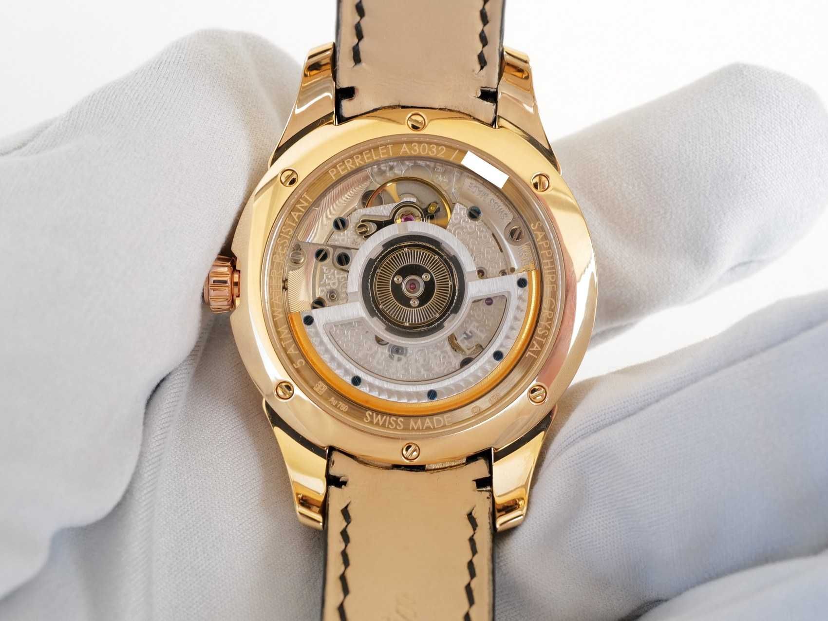 Perrelet Diamond Flower 18K Rose Gold 37mm