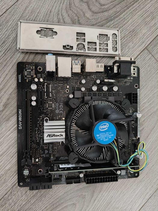 ASRock H410M + Pentium Gold G6400 + 4Gb + Asus GTX 560 Ti + SSD 240 Gb