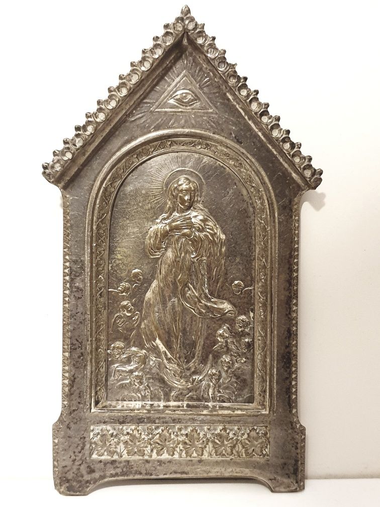 Imagem Arte Nova - Nossa Senhora da Conceição - com símbolo maçónico