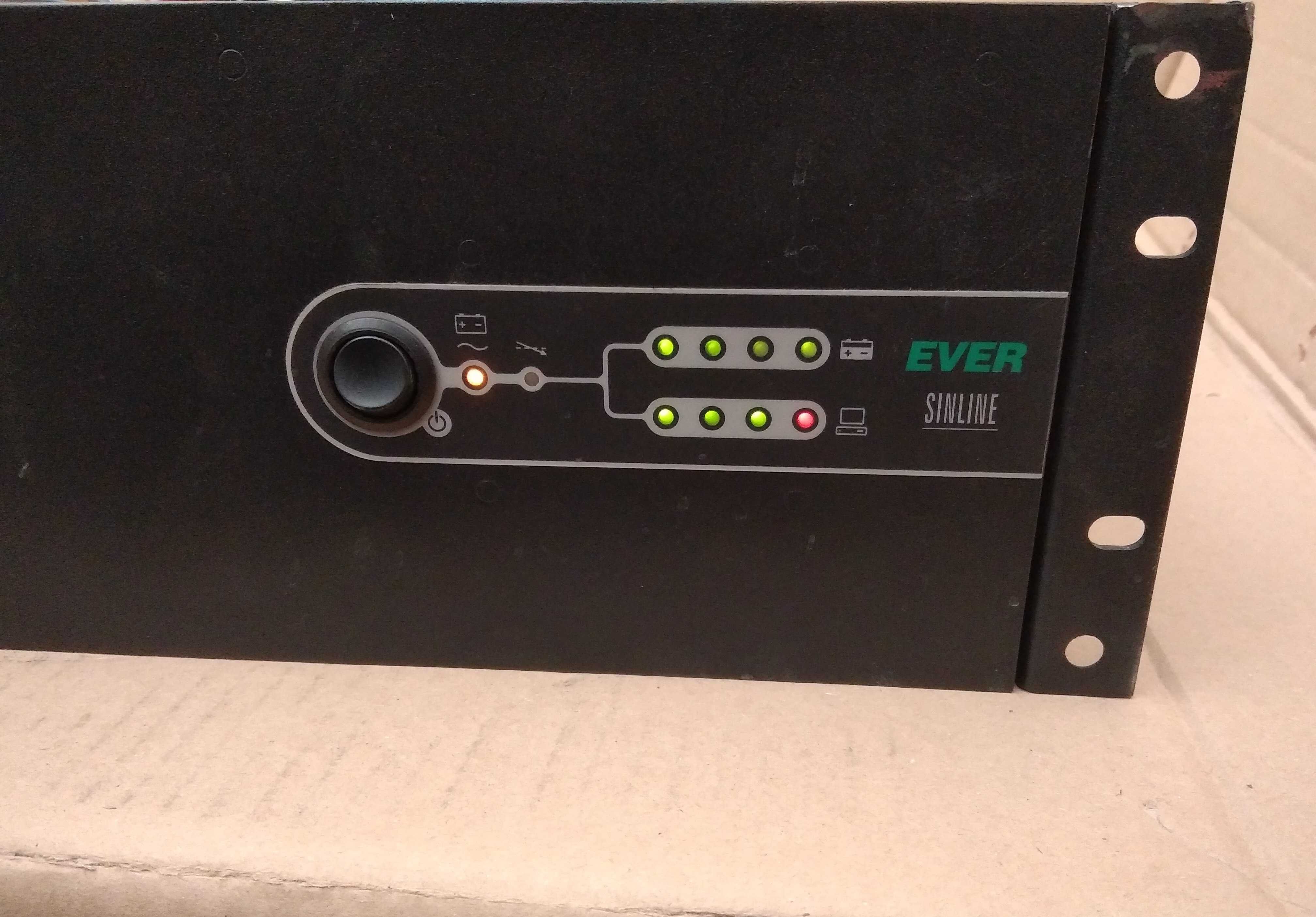 UPS EVER Sinline 2000VA / 1350W czysty sinus, rack