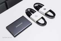 Samsung Portable SSD T7 2TB Titan Gray USB Type-C (MU-PC2T0T)