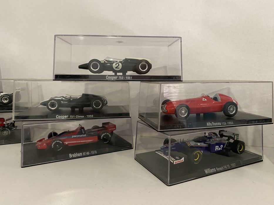 Coleção de 40 carrinhos F1 Escala 1:43 (Ler descrição)