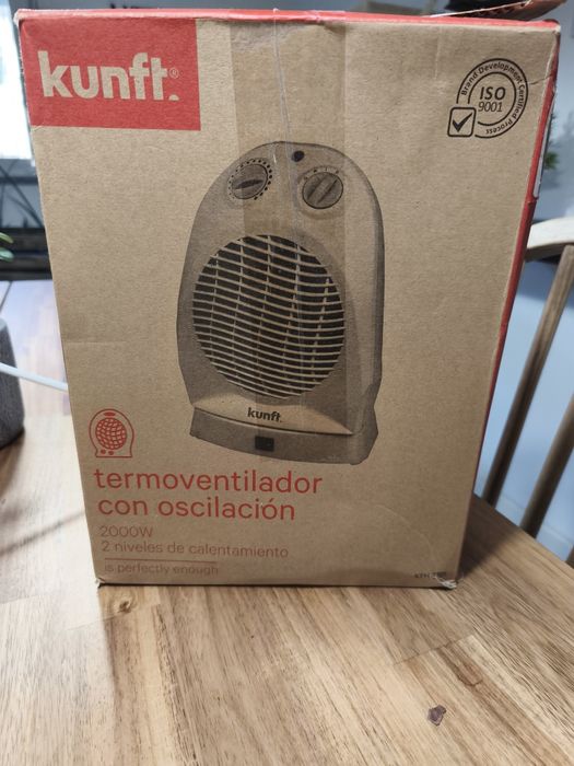 Ventilador ventoinha e ar quente novo ler anúncio