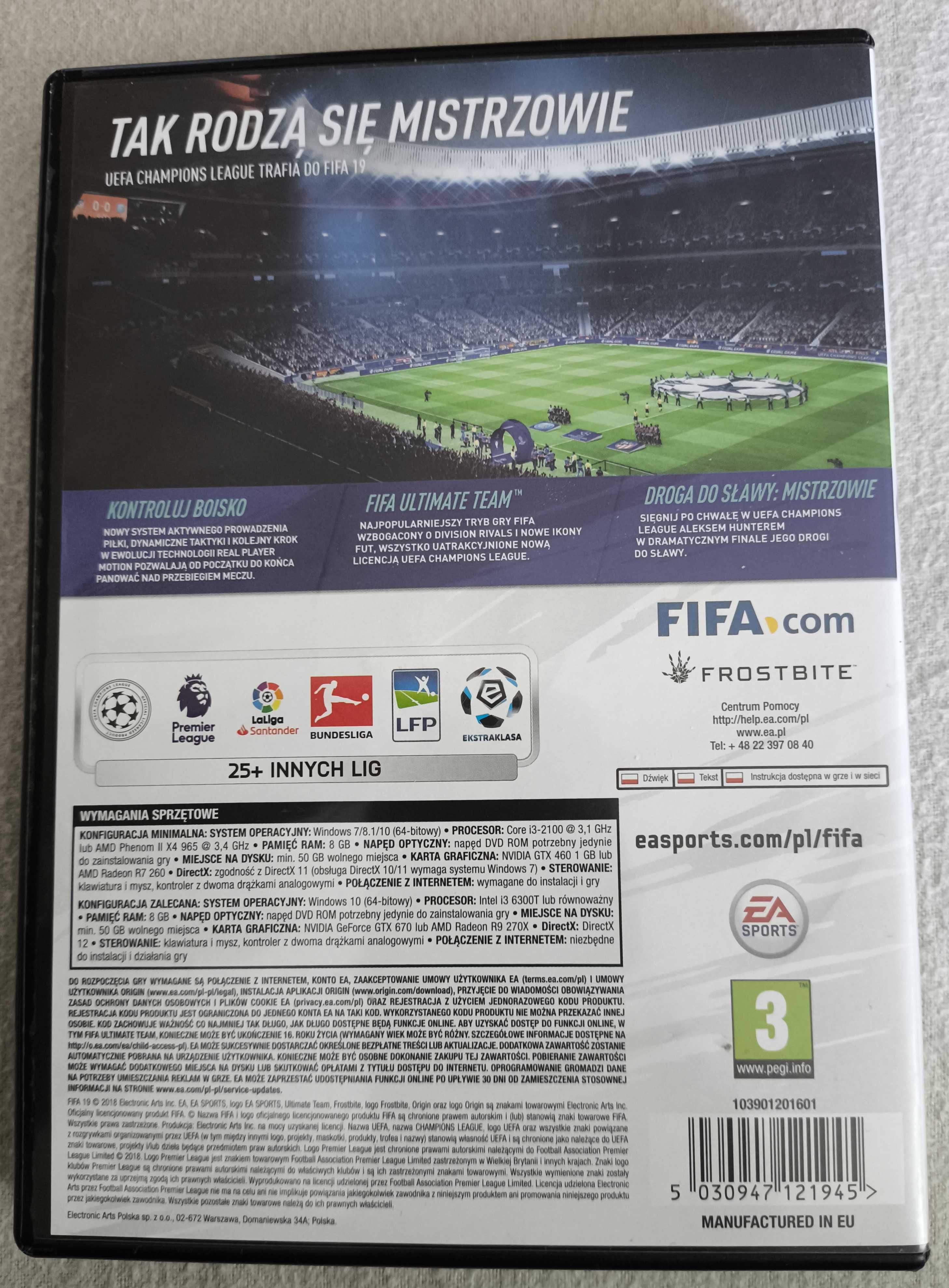 Gra PC - FIFA 19 - PL