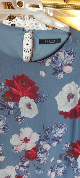 Nowa sukienka mohito xs s kwiaty oversize