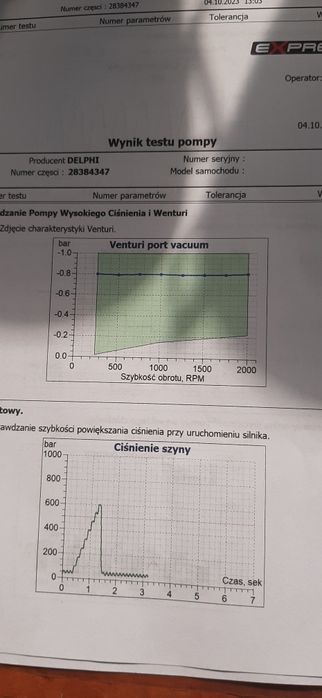 Pompa wtryskowa Delphi Ford Citroen Peugeot 2.0 Euro 6 283.84347