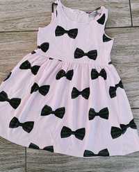 Sukienka dla dziewczynki r 110-116 H&M