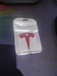 Logotipo Tesla vermelho