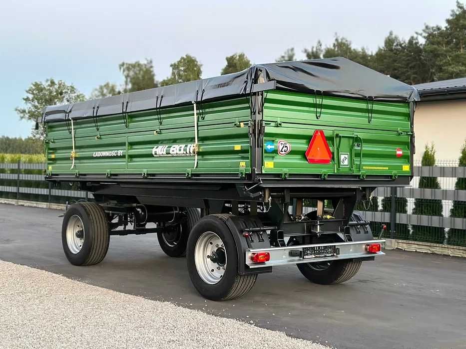 Przyczepa rolnicza Wywrotka 3 str. jak NOWA po odbudowie nie używana