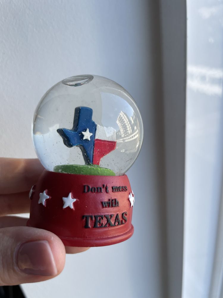 Globo de neve souvenir Texas