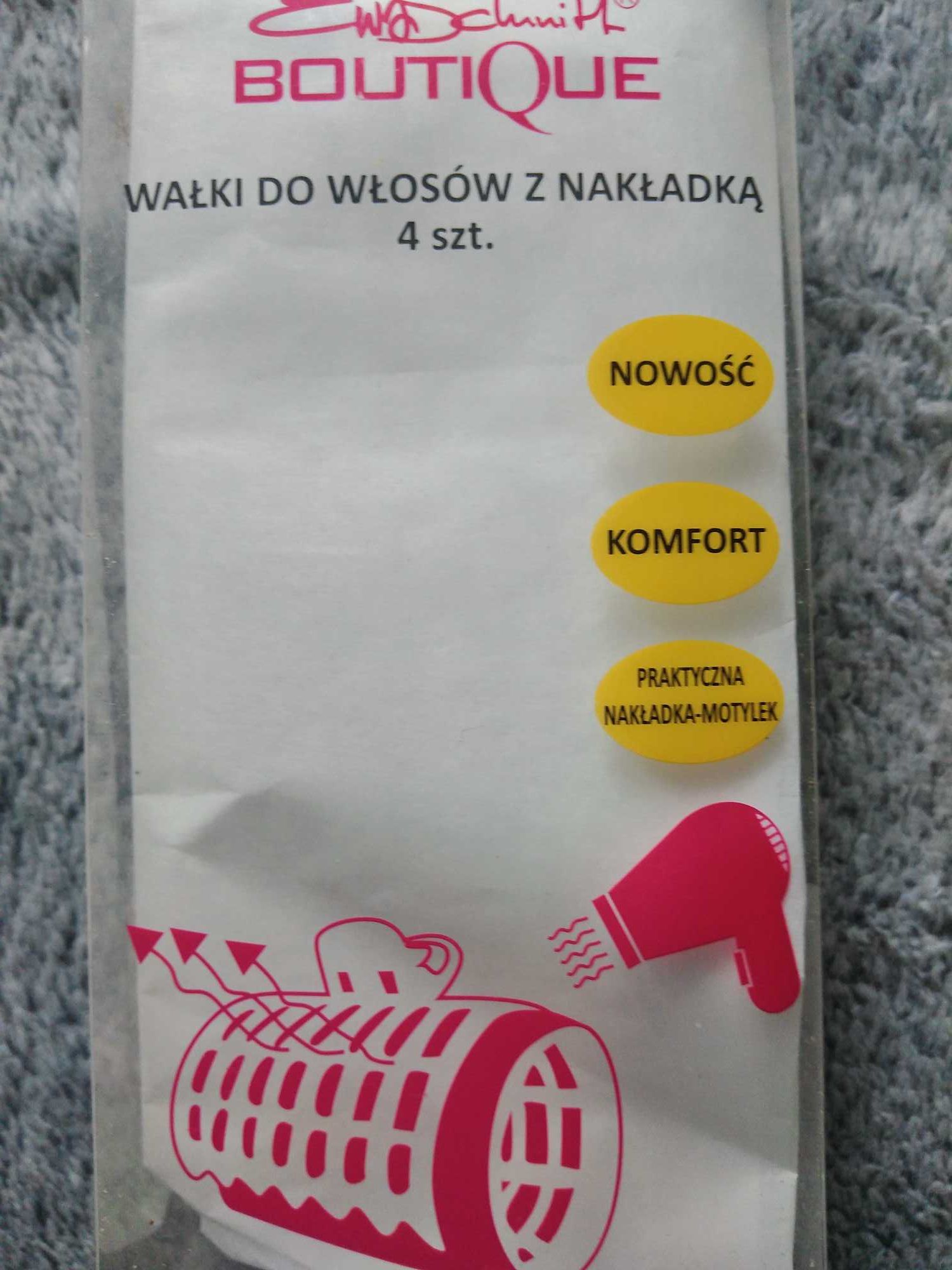 Walki do włosów z nakladką motylkiem klipsem