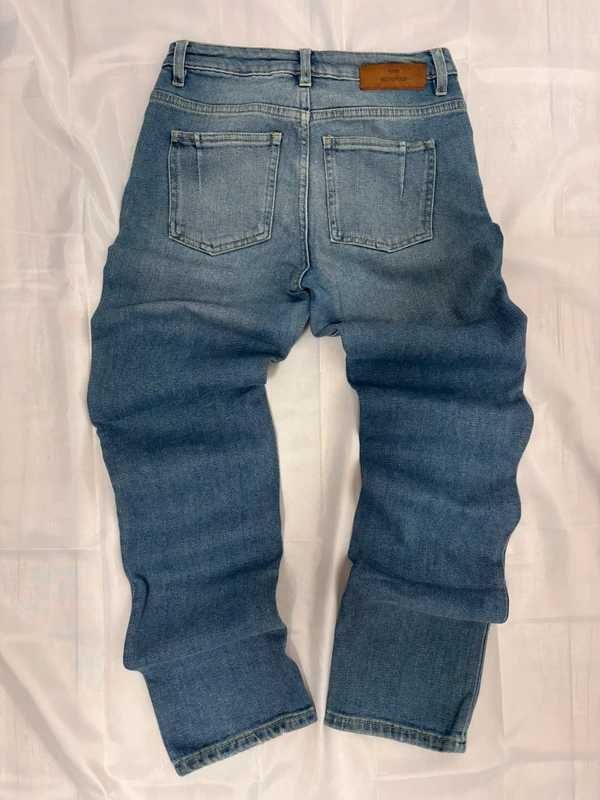 Won Hundred jeans damskie jasny niebieski denim slim fit W28 L32