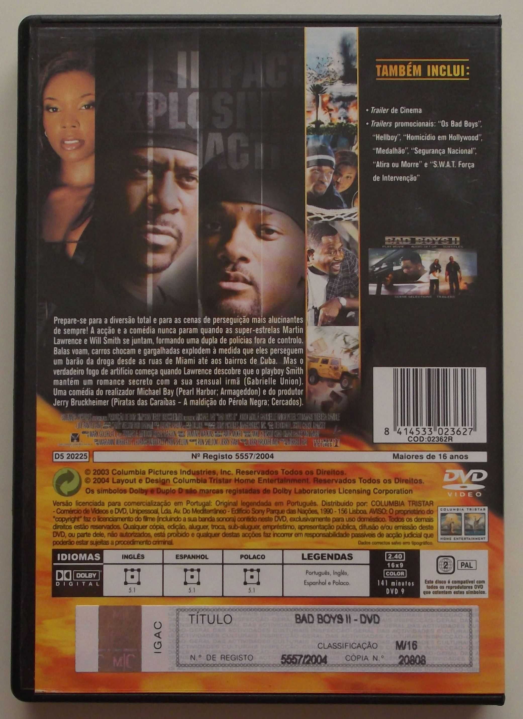 Filme em DVD Bad Boys 2