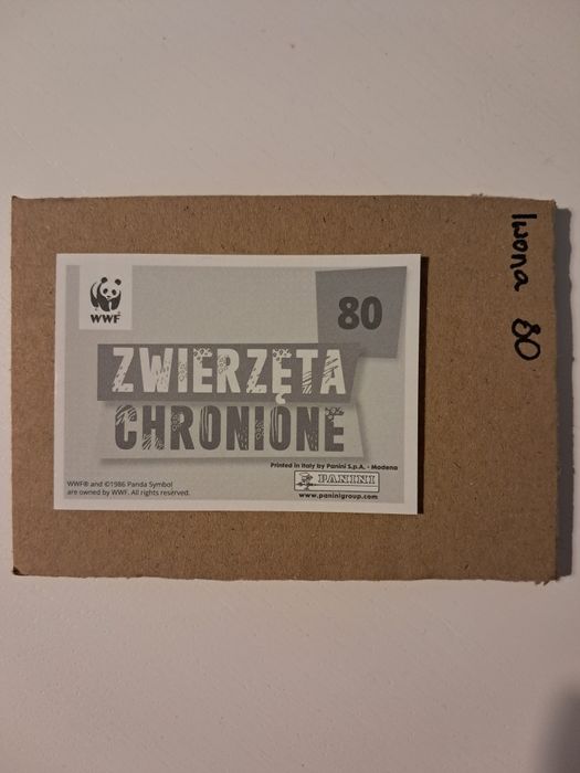 Naklejki WWF - rezerwacja dla Iwony