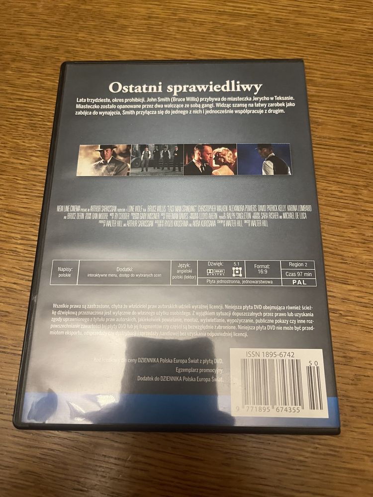 Film sensacyjny na DVD Ostatni sprawiedliwy