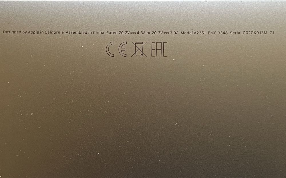 MacBook Pro 16Gb Ram 1TB Flash