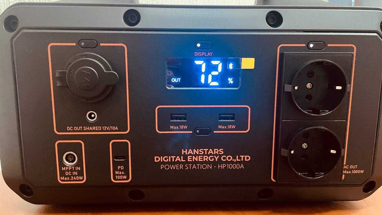 Зарядная станция Hanstars HP1000A LiFePo4 1000 Вт 768 Вт/ч(EcoFlow)