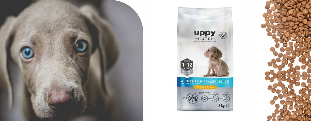 Uppy Nutri Premium Bezzbożowa Karma Dla Szczeniąt Kurczak 2 kg