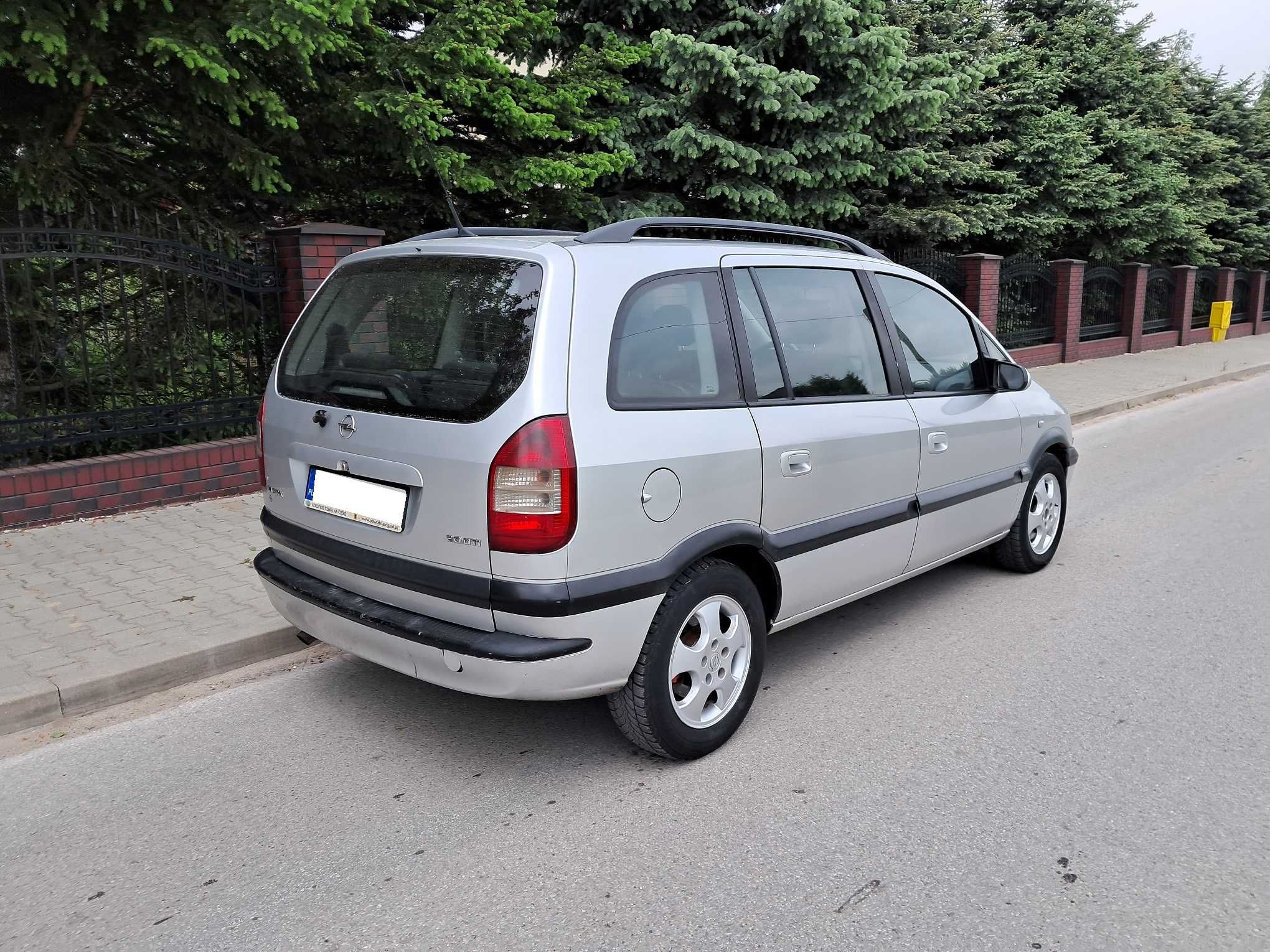 Opel Zafira 2.0Dti 101KM 2003r 1wł 7os Klima Relingi