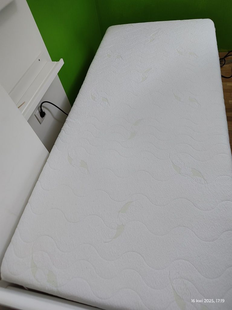 Łóżko 180x80 białe dziecięce Lukdom
