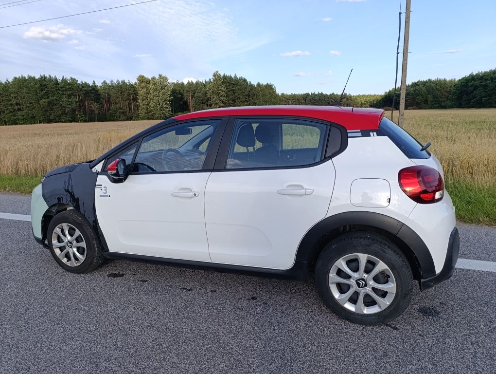 Citroen C3 benzyna 2020 r niski przebieg