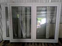 Okno plastikowe PCV dwuskrzydłowe 175x140
