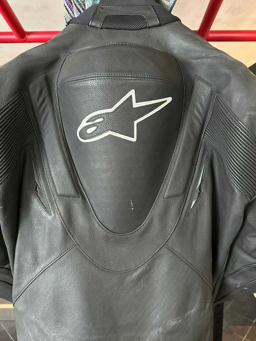 Fato Motard em Pele Alpinestars tamanho 50