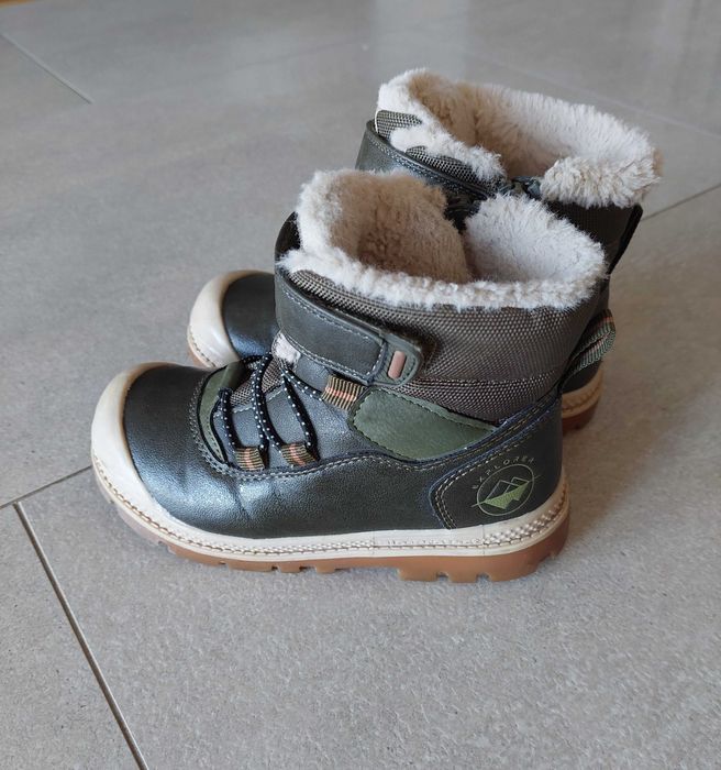 Kozaki zimowe dla chłopca r.27