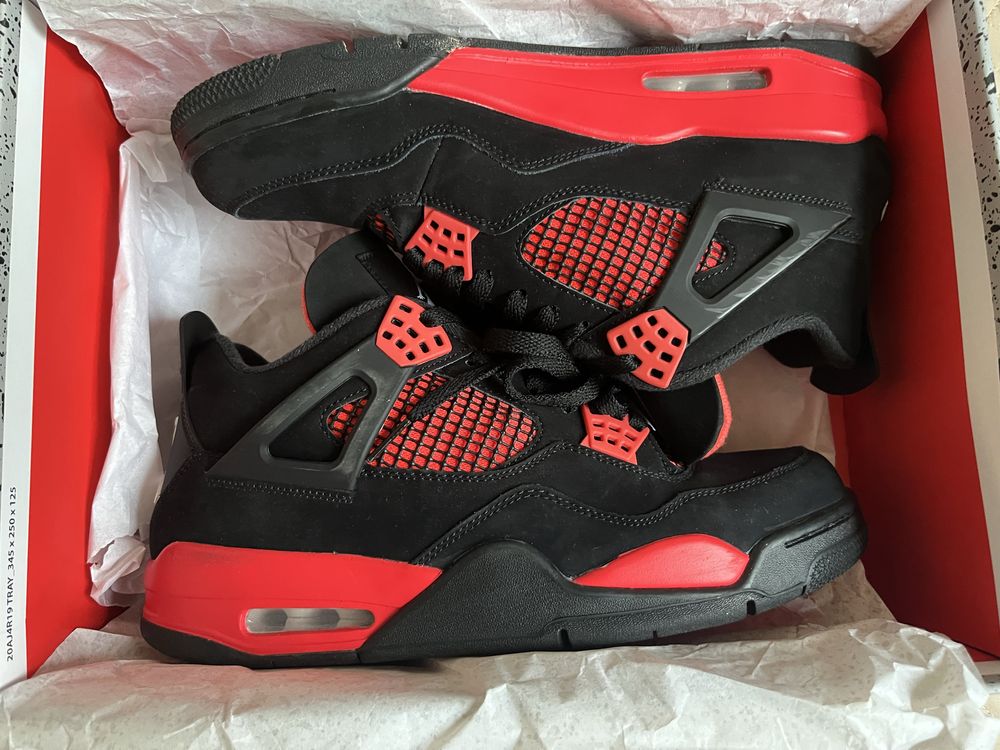 Oryginalne Jordan 4 Red Thunder okazja