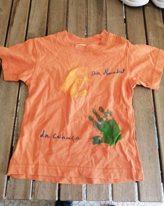 T shirt 18/24 meses  Dia mundial da criança