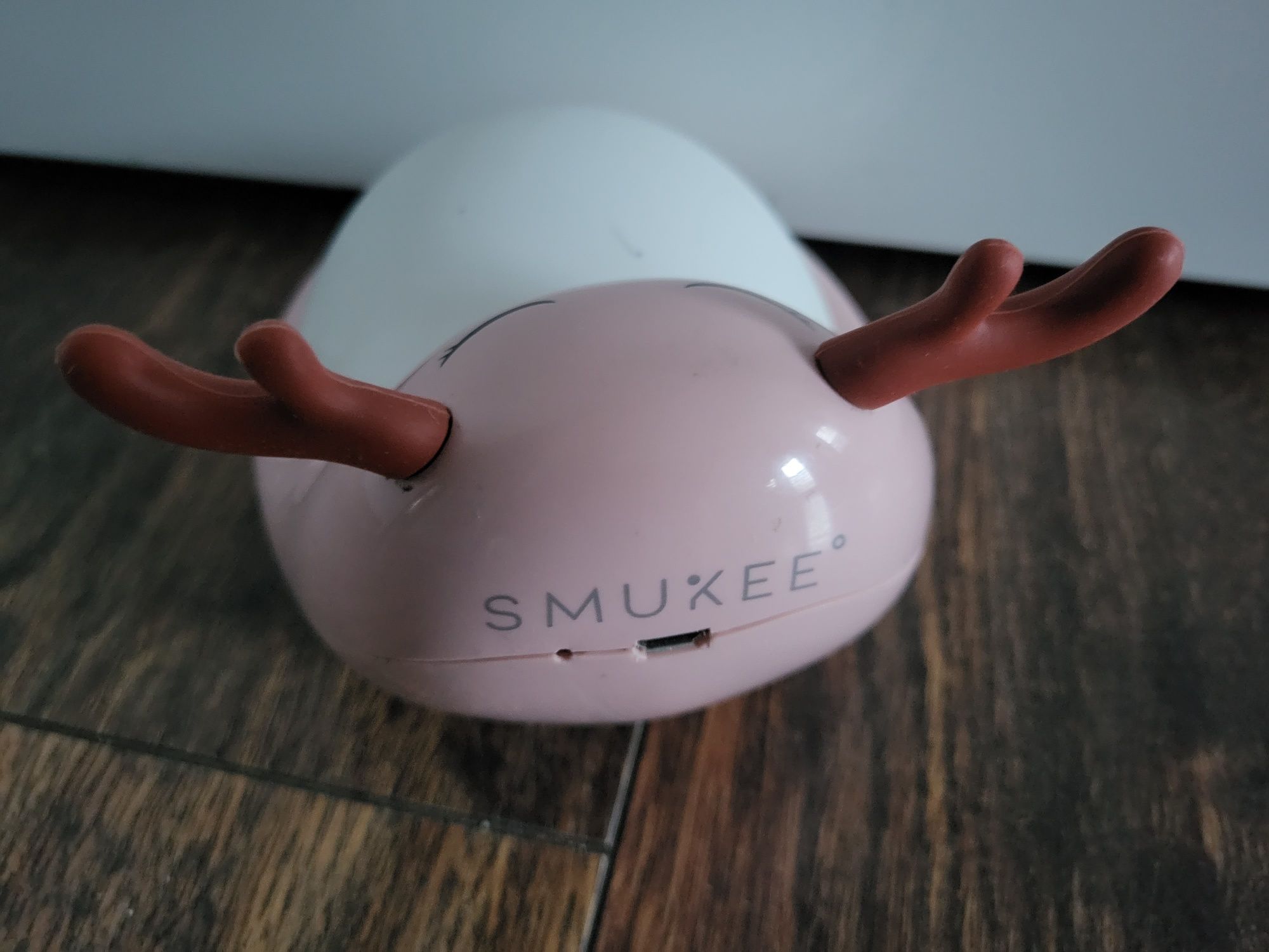 Lampka nocna różowa dla dzieci usb