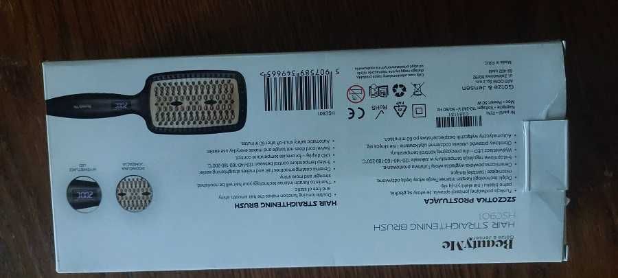 Szczotka prostująca BEAUTYME Keratin Intense HSC901