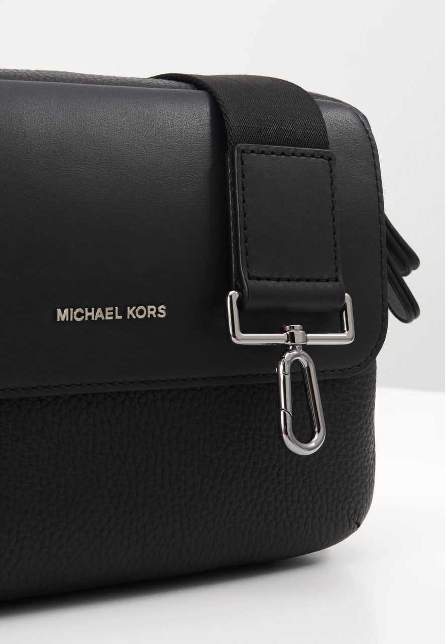 100% ОРИГІНАЛ Michael Kors шкіра 100% crossbody чоловіча сумка чорна