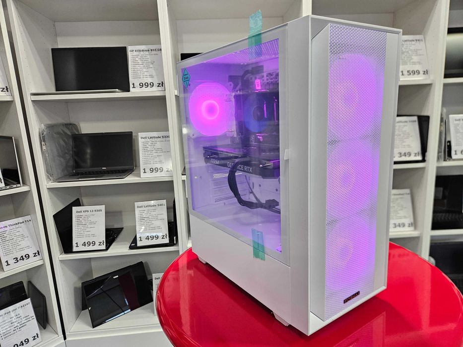 OD RĘKI Nowy Komputer Gamingowy Intel i5 32GB 1TB RTX 4070 Win11 FV23%
