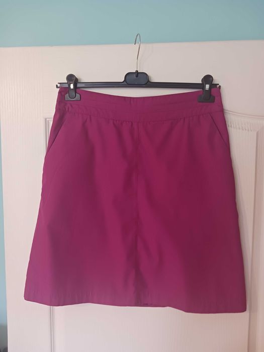 Spódnica z kieszeniami fuksja ciemny róż H&M 38/40