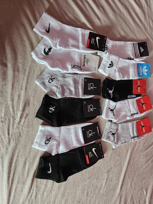 Skarpetki męskie ADIDAS,  NIKE, JORDAN , CK, LACOSTE
