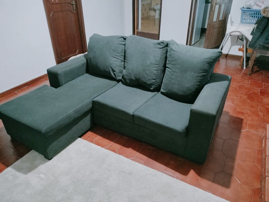 Sofá usado chaise long
