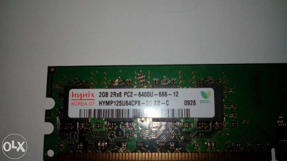 Memória RAM 2gb 2rx8 pc2 Nova