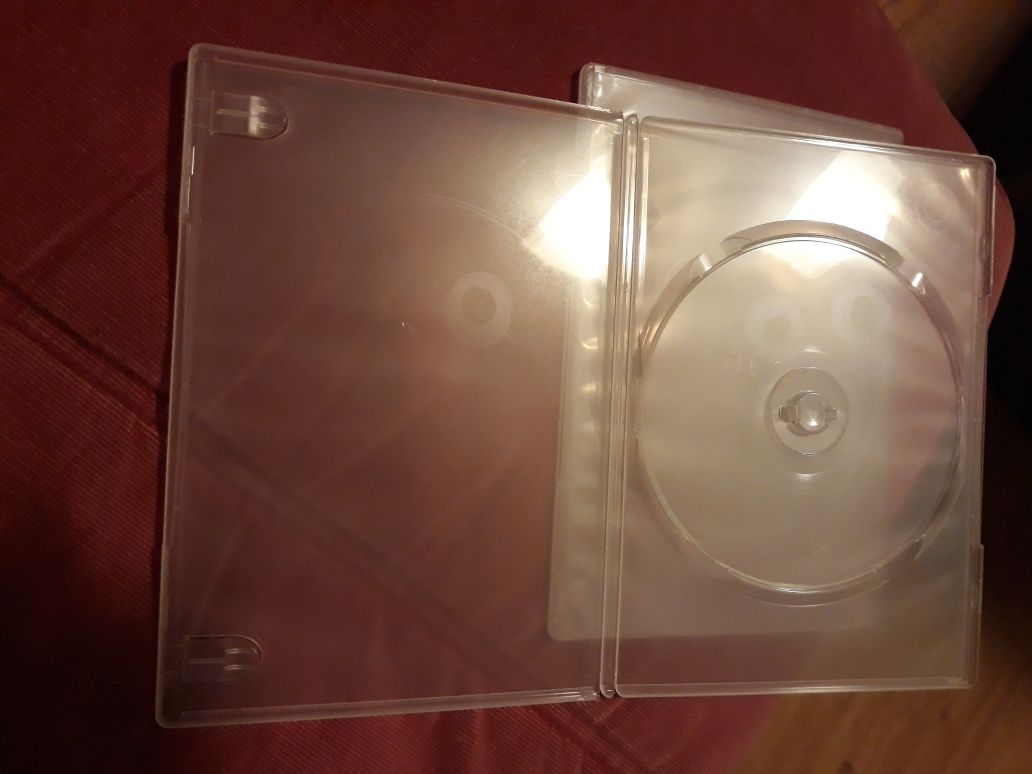 Conjunto de 14 caixas DVD transparentes