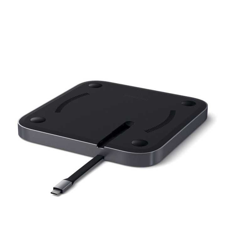 Podstawka MAC MINI z Hub USB-C stand HUB 2w1 SATECHI