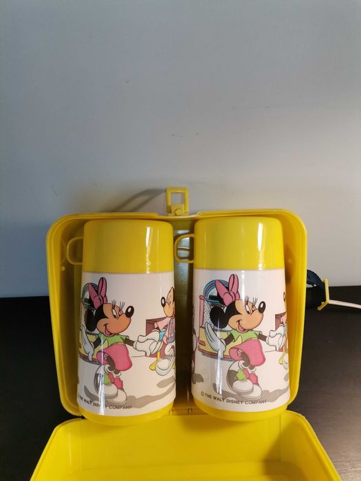 Lancheira + 2 garrafas térmicas Mickey&Minnie Vintage