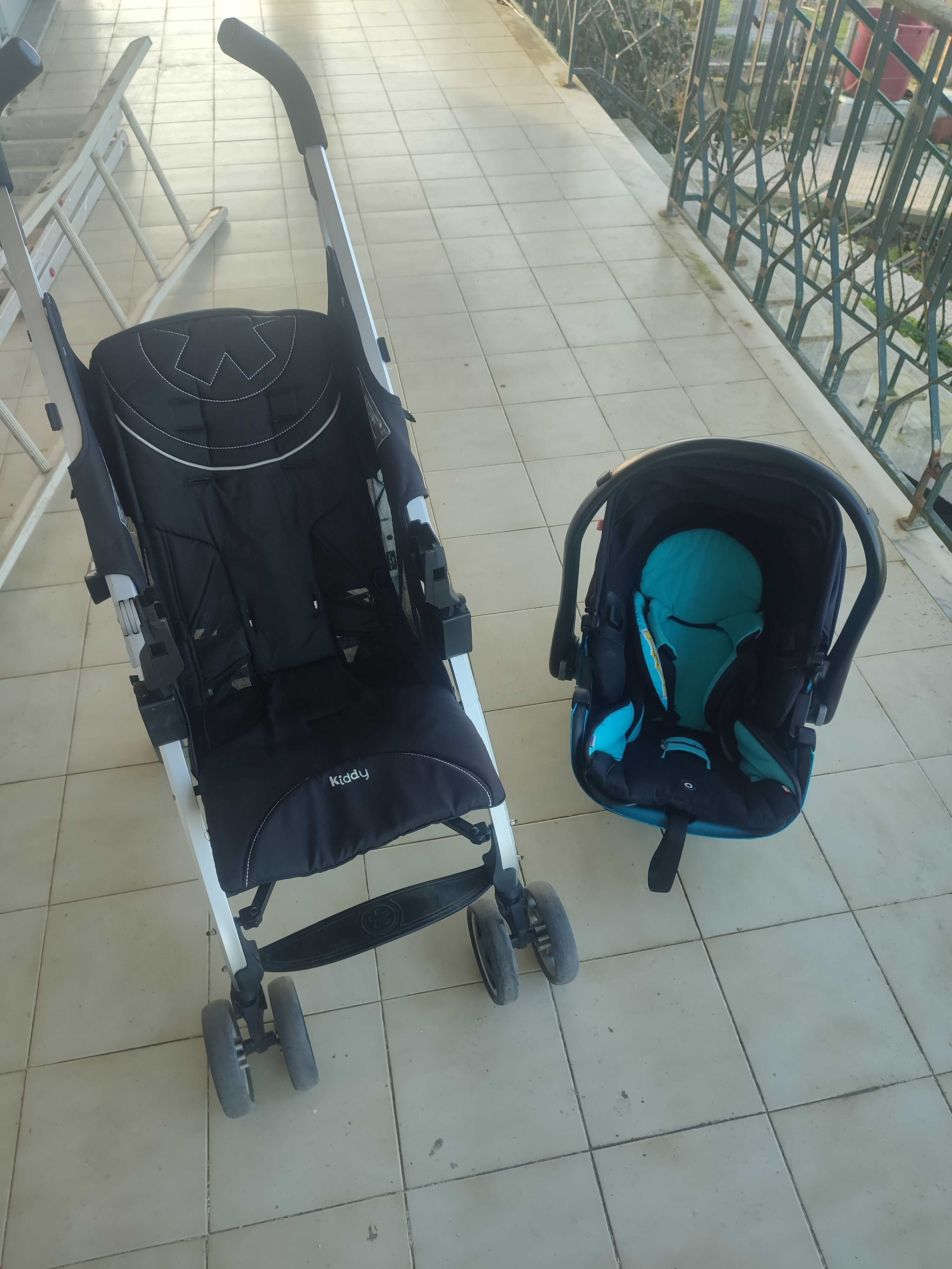 Ovo + Cadeira + Carrinho (com base isofix para carro - até 10 Kg)