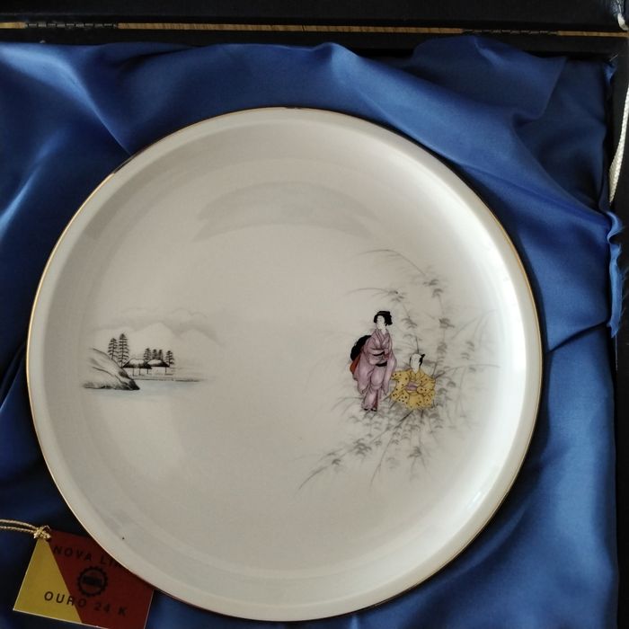 Prato bolo e talheres da Vista Alegre