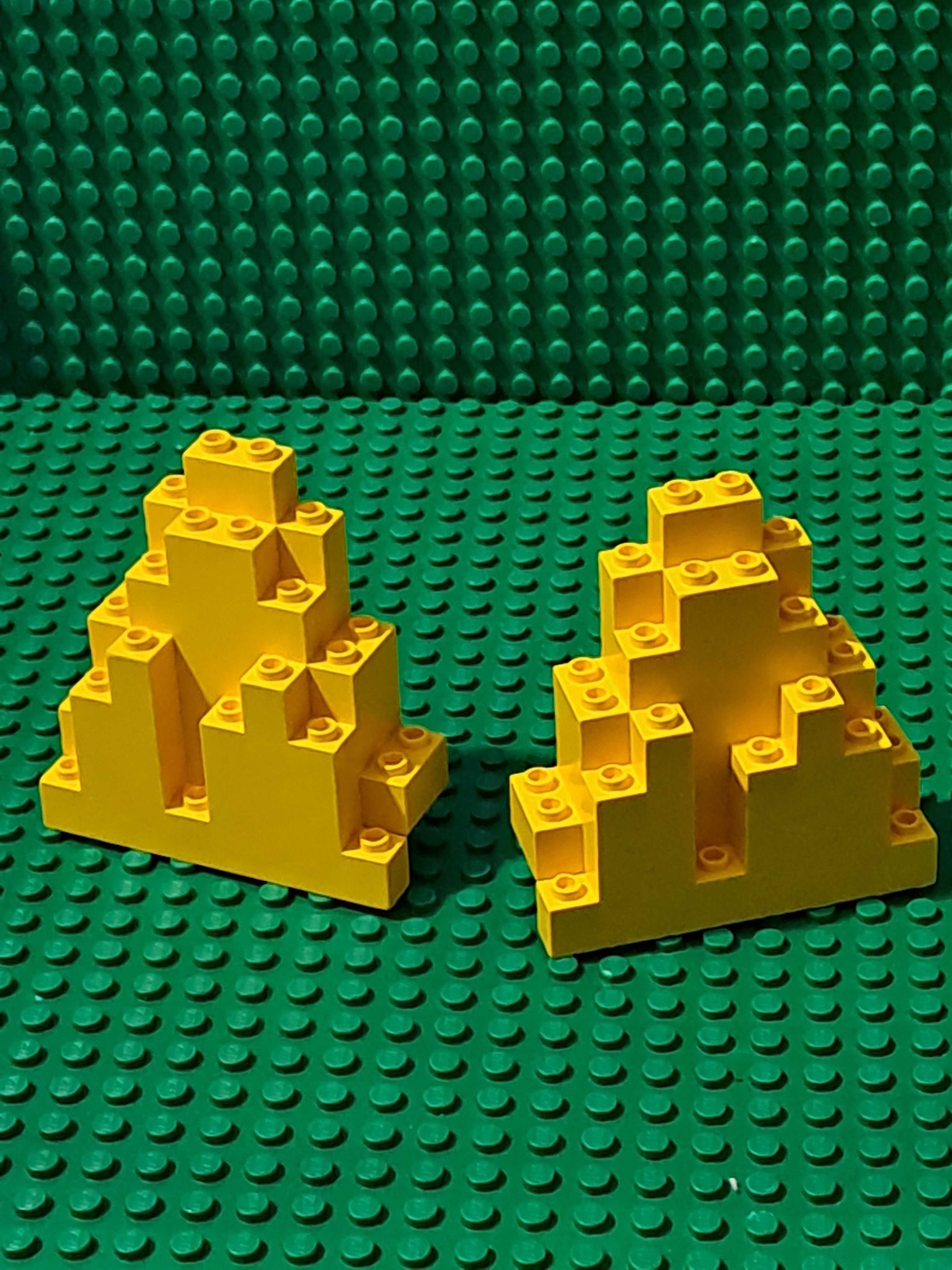 Lego. 6083 . Skała żółta.  2 sztuki , używane.