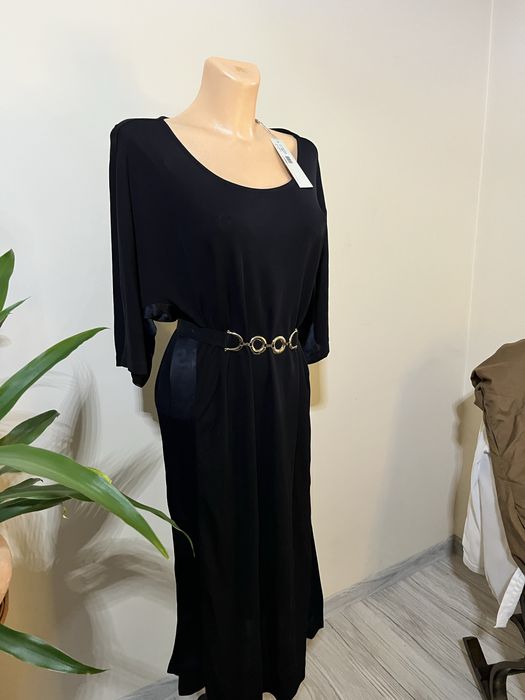 J.Lindeberg czarna sukienka Devani, nowa z metką, M, oversize